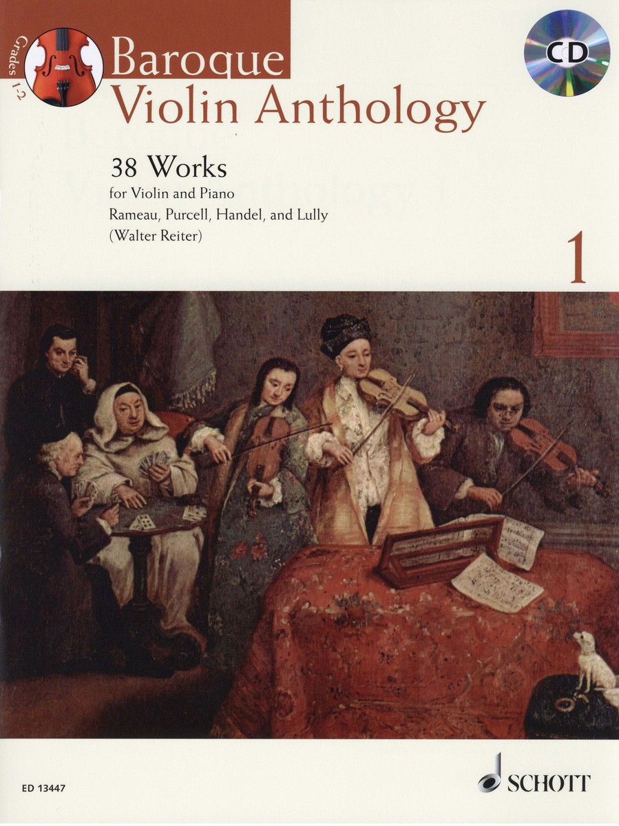 【輸入楽譜】バロック・バイオリン・アンソロジー第1巻:38の作品集(CD付)/Bigwood編曲、Reiter編
